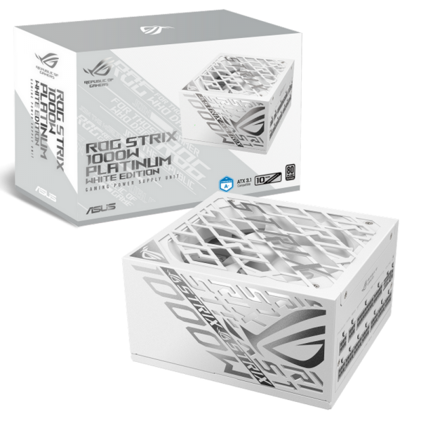 Блок питания ПК ASUS ROG-STRIX-1000P-GAMING-WHITE