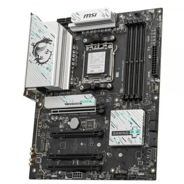 Материнская плата MSI Bad Pack B850 GAMING PLUS WIFI B850, AM5, 4*DDR5, 4*PCIEx16, 3*M.2, 3*TypeC, 1*USB3.2Gen2, 5*USB3.2Gen1, 8*USB2.0, 4*SATA3.0, 5G, DP, ATX, RTL