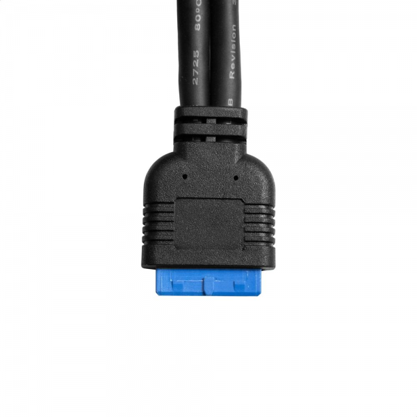 Планка портов в корпус Type-C ExeGate BrctUSB3-1C (USB 3.2 Gen1 20pin (IDC 20pin F) --> USB 3.2 Gen1 Type-Cf, кабель 30см)