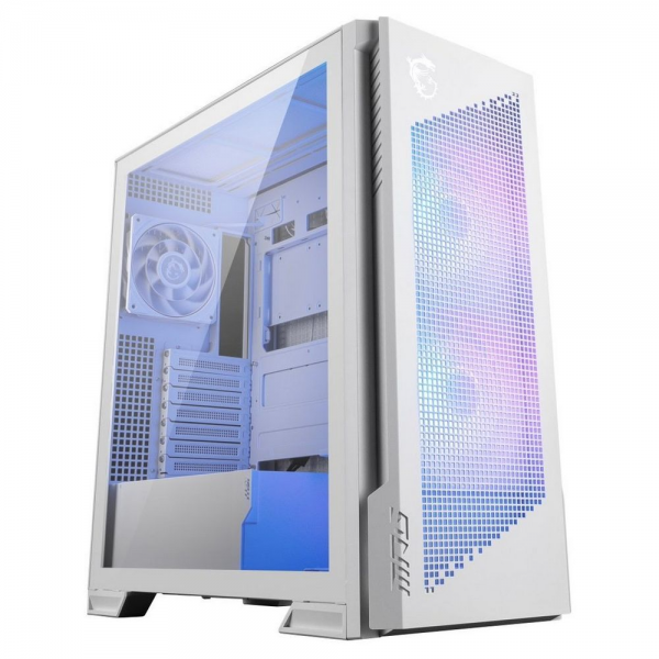 Корпус для ПК MSI MPG VELOX 300R AIRFLOW PZ WHITE, Global, 2xUSB 3.2 Gen 1, 1xUSB 3.2 Gen2Type-C, 2x160mm ARGB Fan, 1