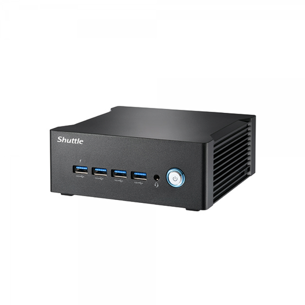 Мини ПК Shuttle NT10H, Intel Ultra5 125H, 2 x DDR5 SODIMM, no SSD, 120w PSU, VESA