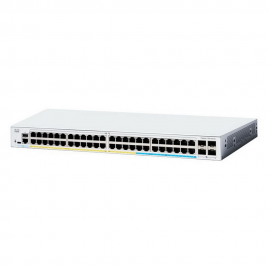 Коммутатор CISCO Catalyst 1300 48x 10/100/1000 RJ-45 PoE+, 4x 10Gb SFP+ uplinks, PoE+ 370W, RackMount Kit, Stackable, C1300-48P-4X