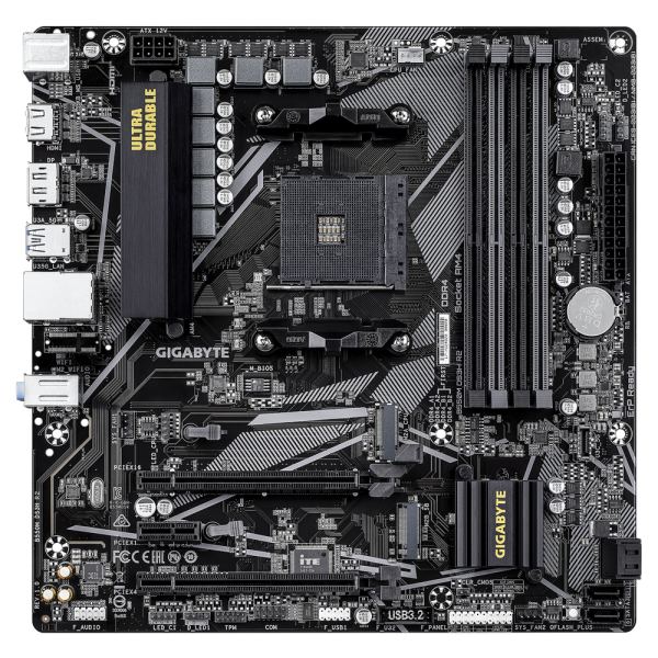 Материнская плата Gigabyte B550M DS3H R2, RTL