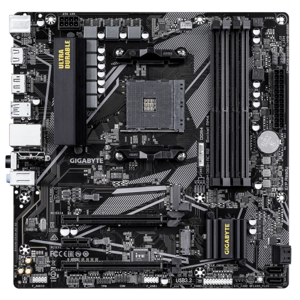 Материнская плата Gigabyte B550M DS3H AC R2, RTL