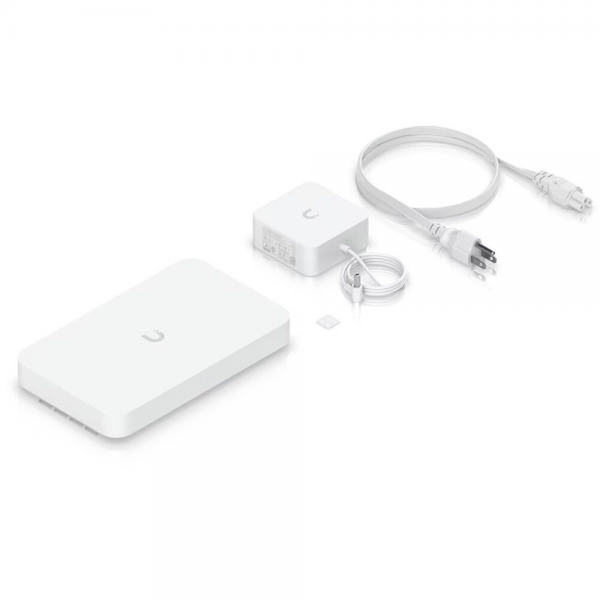 Ubiquiti UniFi Gateway Fiber Маршрутизатор 4 ядра (2,2 ГГц), 4х 2.5G RJ45, 1х 10G RJ45, 2х 10G SFP+