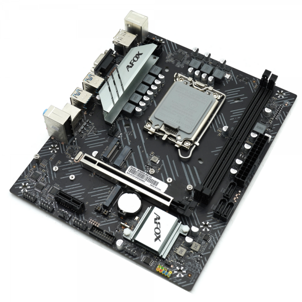 Материнская плата Afox B760D4-MA5-V2 LGA1700 mATX 2xDDR4 PCIEx16 PCIEx1 2xM.2 HDMI VGA GLAN