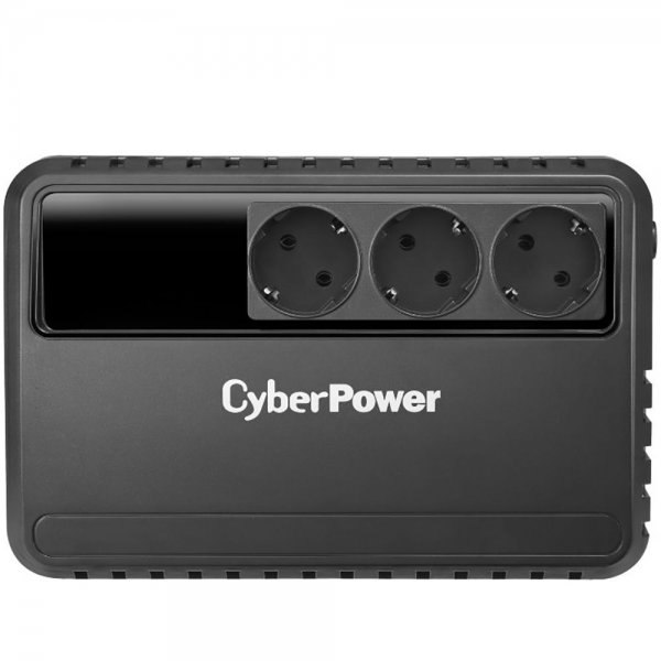 Источник бесперебойного питания (ИБП) CyberPower BU725E, Line-Interactive,725VA/390W, 3 Schuko розетки, Black, 0.15х0.15х0.2м., 5кг.