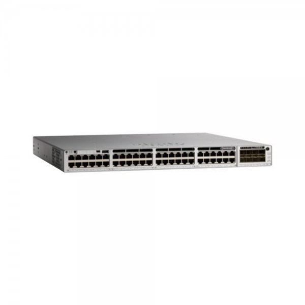Коммутатор CISCO Catalyst 9300 48-port 1Gb copper with modular uplinks, PS 1x350W,DNA Network Essentials, C9300-48T-E