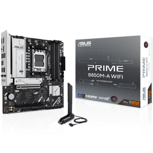Материнская плата ASUS PRIME B850M-A WIFI AM5 mATX 4хDDR5 2xPCIEx16 3xM.2 2хDP HDMI 2.5GLAN Wi-Fi 6
