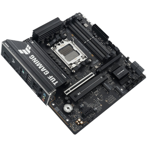 Материнская плата ASUS TUF GAMING B850M-E WIFI AM5 mATX 4хDDR5 PCIEx16 PCIEx1 3xM.2 USB-C 2хDP HDMI 2.5GLAN Wi-Fi 6Е