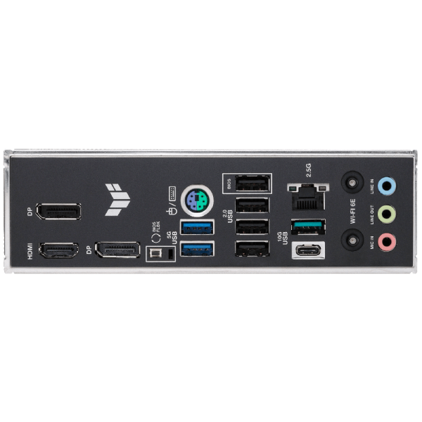 Материнская плата ASUS TUF GAMING B850M-E WIFI AM5 mATX 4хDDR5 PCIEx16 PCIEx1 3xM.2 USB-C 2хDP HDMI 2.5GLAN Wi-Fi 6Е