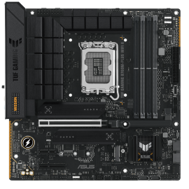 Материнская плата ASUS TUF GAMING B760M-PLUS WIFI II LGA1700 mATX 4xDDR5 PCIEx16 PCIEx4 PCIEx1 3xM.2 USB-C DP HDMI 2.5GLAN Wi-Fi 6E