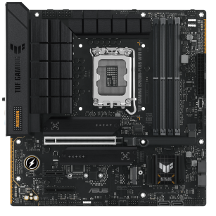Материнская плата ASUS TUF GAMING B760M-PLUS WIFI II LGA1700 mATX 4xDDR5 PCIEx16 PCIEx4 PCIEx1 3xM.2 USB-C DP HDMI 2.5GLAN Wi-Fi 6E