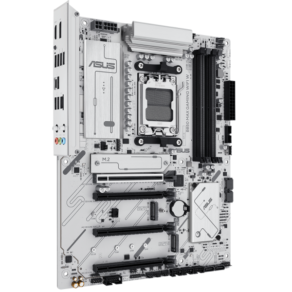 Материнская плата ASUS B850 MAX GAMING WIFI W AM5 ATX 4xDDR5 4xPCIEx16 3xM.2 USB-C DP HDMI 2.5GLAN Wi-Fi 6E