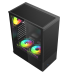 Корпус для ПК ACD Citadel 108B ATX, Type-C + 2XUSB ports + HD audio combo, Mesh, TG, Black.
