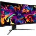 Монитор 34" MSI MPG 341CQPX QD-OLED Curved QD-OLED, 3440x1440, 240Hz, 0,03ms, 250сd/m, 1500000:1, HDR10 | 2xHDMI(2.1), DP(1.4a), Type-C(PD-98W), 2xUSB2.0 | HAS, Swivel, InPSU, Vesa 100, Black