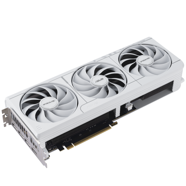 Видеокарта ASUS RTX5070 PRIME WHITE OC 12GB GDDR7 192bit 3xDP 1xHDMI 3FAN RTL (PRIME-RTX5070-O12G-WHITE)