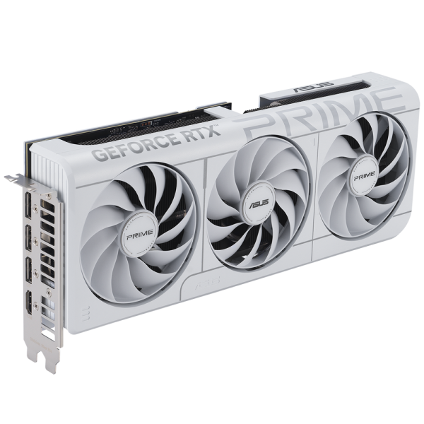 Видеокарта ASUS RTX5070 PRIME WHITE OC 12GB GDDR7 192bit 3xDP 1xHDMI 3FAN RTL (PRIME-RTX5070-O12G-WHITE)