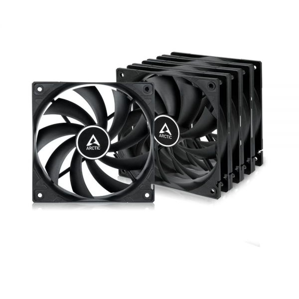 Вентилятор корпусной ARCTIC F12 PWM Black упаковка 5 шт - retail (ACFAN00145A)