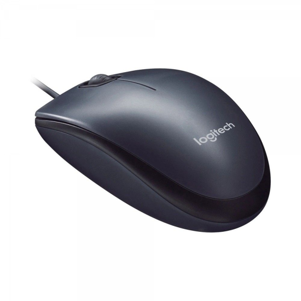 Мышь проводная Logitech M90 Dark Grey[910-001795]