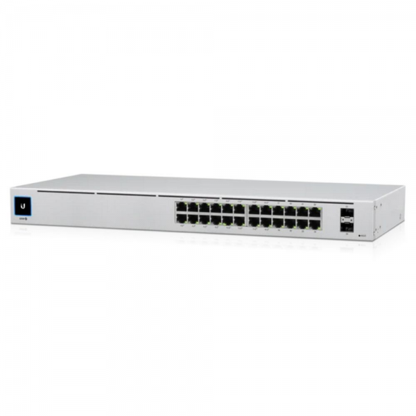 Коммутатор Ubiquiti Bad Pack UniFi Switch 24 PoE (USW-24-POE) Ubiquiti PoE-коммутатор в стойку, 24х 1G RJ45, 2х SFP Вт (028554) {2}раздача 95 bp
