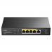 Маршрутизатор CUDY C200P 2-IN-1 SMB Router / AP Controller, 1 Gigabit Ethernet + 4 Gigabit PoE+ PSE Ports + 1 USB 3.0, PSE output up to 30Watts per port, support AP Management, Multi-SSID, Captive Portal, Zerotier/Wireguard/OpenVPN/IPSec/L2TP/PPTP VPN, DN