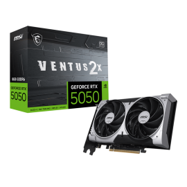 Видеокарта MSI RTX5050 VENTUS 2X OC 8GB GDDR6 128bit 3xDP HDMI 2FAN RTL
