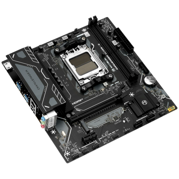Материнская плата Maxsun MS-Challenger B850M-K B850, AM5, 2*DDR5, 1*PCIEx16, 1*PCIEx1, 1*M.2, 6*USB3.2Gen1, 4*USB2.0, 2*SATA3.0, 1G, HDMI, M-ATX, RTL