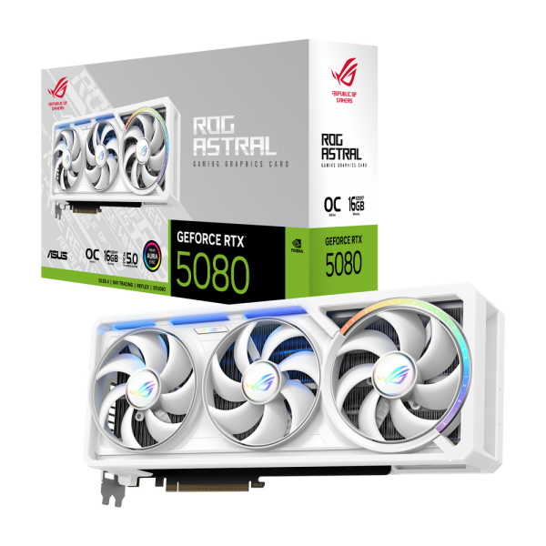 Видеокарта ASUS ROG-ASTRAL-RTX5080-O16G-WHITE