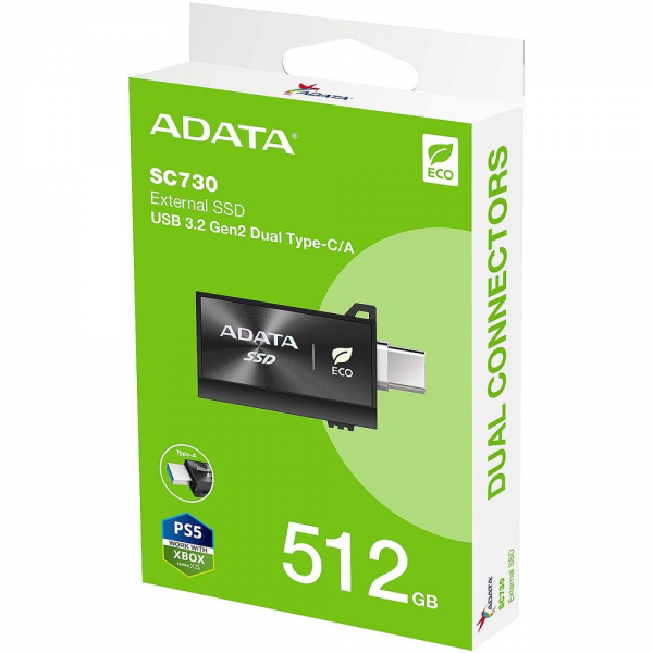 Твердотельный накопитель SSD ADATA 512GB SC730 SC730-512G-CACTI