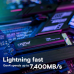 Твердотельный накопитель SSD Crucial T500 1TB PCIe Gen4 NVMe M.2 SSD with heatsink CT1000T500SSD5