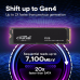 Твердотельный накопитель SSD Crucial P310 4TB PCIe Gen4 NVMe 2280 M.2 SSD CT4000P310SSD8