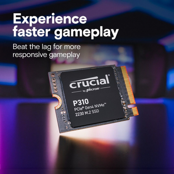 Твердотельный накопитель SSD Crucial P310 2TB PCIe Gen4 NVMe 2230 M.2 SSD CT2000P310SSD2