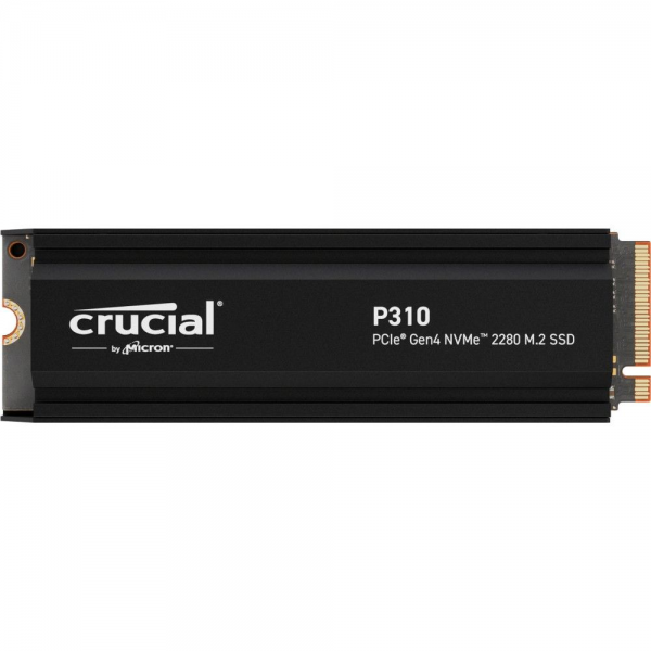 Твердотельный накопитель SSD Crucial P310 1TB PCIe Gen4 NVMe 2280 M.2 SSD with heatsink CT1000P310SSD5