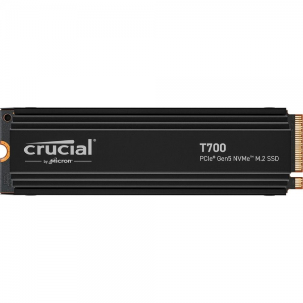 Твердотельный накопитель SSD Crucial T700 2TB PCIe Gen5 NVMe M.2 SSD with heatsink CT2000T700SSD5