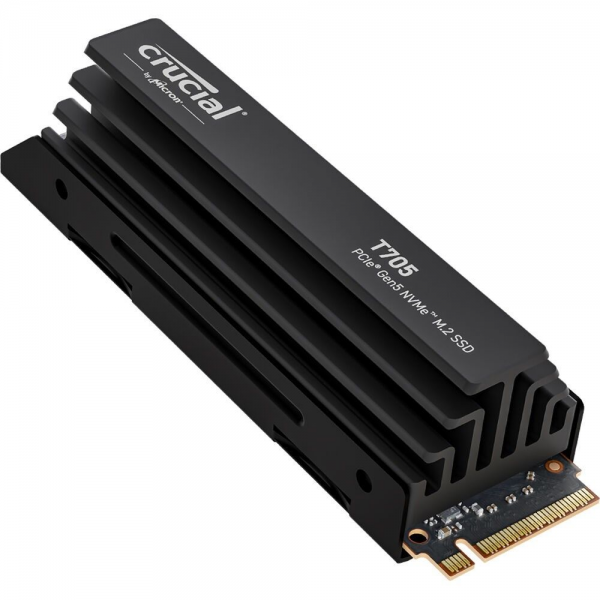 Твердотельный накопитель SSD Crucial T705 2TB PCIe Gen5 NVMe M.2 SSD with heatsink CT2000T705SSD5