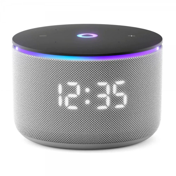 Умная колонка Яндекс Станция Мини 3 Про с Алисой, Zigbee, серый ( YNDX00059GRY)