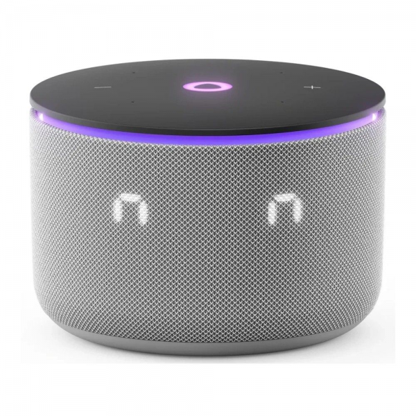 Умная колонка Яндекс Станция Мини 3 Про с Алисой, Zigbee, серый ( YNDX00059GRY)