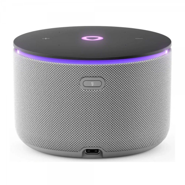 Умная колонка Яндекс Станция Мини 3 Про с Алисой, Zigbee, серый ( YNDX00059GRY)