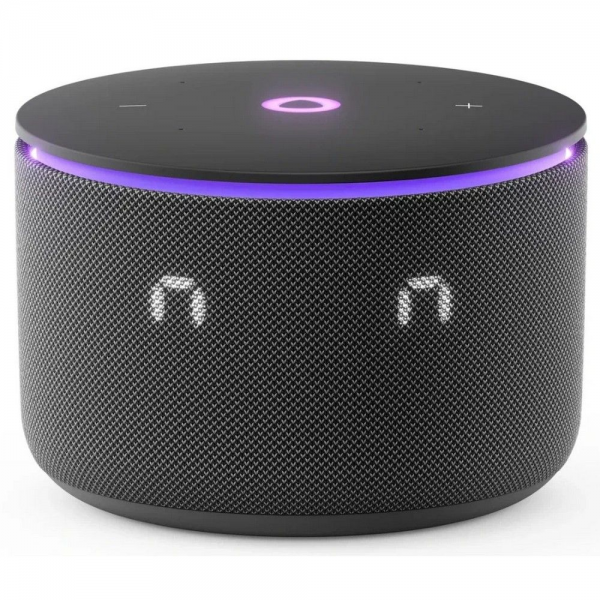 Умная колонка Яндекс Станция Мини 3 Про с Алисой, Zigbee, черный ( YNDX00059BLK)