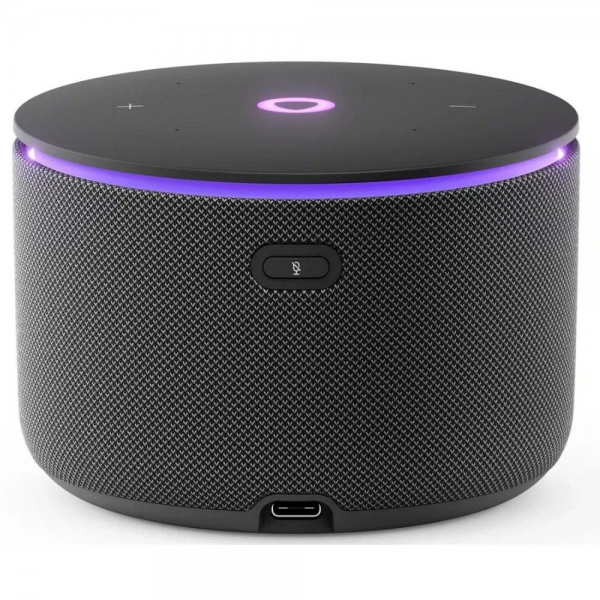 Умная колонка Яндекс Станция Мини 3 Про с Алисой, Zigbee, черный ( YNDX00059BLK)