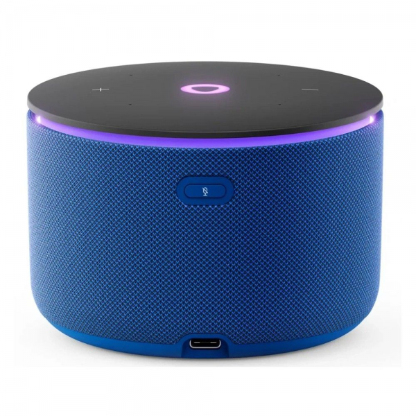 Умная колонка Яндекс Станция Мини 3 Про с Алисой, Zigbee, синий ( YNDX00059BLU)