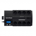 Источник бесперебойного питания (ИБП) CyberPower Bad Pack Line-Interactive CyberPower BR700ELCD 700VA/420W USB/RJ11/45/USB charger A (4+4 EURO) bp