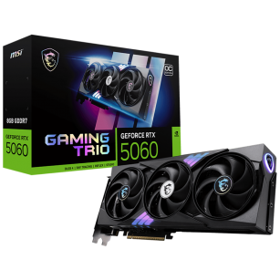 Видеокарта MSI RTX5060 GAMING TRIO OC 8GB GDDR7 128bit 3xDP HDMI 3FAN RTL