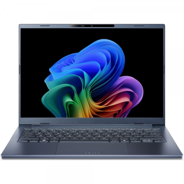 Ноутбук Acer Swift Go 14 AI SFG14-75-58NB Intel Core Ultra 5 226V/16Gb (soldered D5)/SSD1Tb/UMA/14"/OLED/WUXGA/1920x1200/60Hz/NoOS/Blue/1.24kg