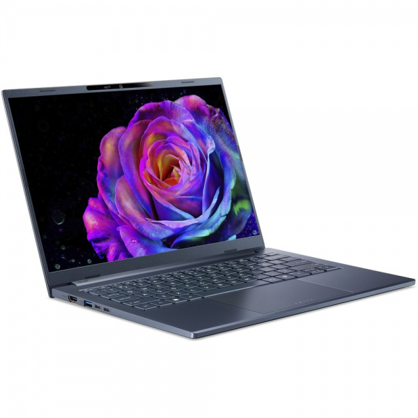 Ноутбук Acer Swift Go 14 AI SFG14-75-58NB Intel Core Ultra 5 226V/16Gb (soldered D5)/SSD1Tb/UMA/14"/OLED/WUXGA/1920x1200/60Hz/NoOS/Blue/1.24kg