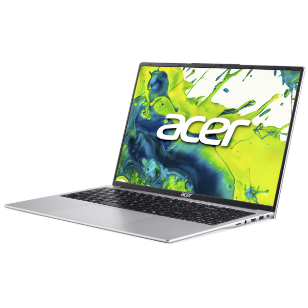 Ноутбук Acer Aspire Lite 16 AL16-54P-59ZA Intel Core 5 120U/32Gb (2*16 D5)/SSD512Gb/UMA/16"/IPS/WUXGA/1920x1200/60Hz/NoOS/RJ-45/Silver/1.53kg