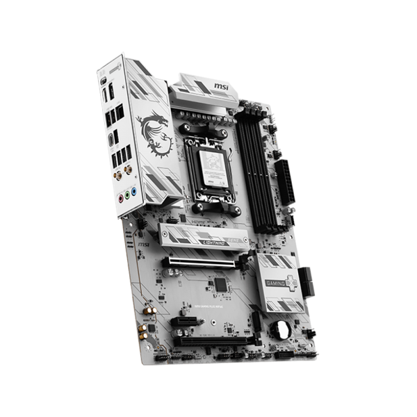 Материнская плата MSI B850 GAMING PLUS WIFI6E B850, AM5, 4*DDR5, 2*PCIEx16, 1*PCIEx1, 2*M.2, 2*TypeC, 3*USB3.2Gen2, 6*USB3.2Gen1, 4*USB2.0, 4*SATA3.0, 2.5G, DP, HDMI, ATX, RTL