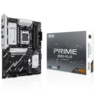 Материнская плата ASUS PRIME B850-PLUS AM5 ATX 4xDDR5 2xPCIEx16 3xM.2 USB-C DP HDMI 2.5GLAN