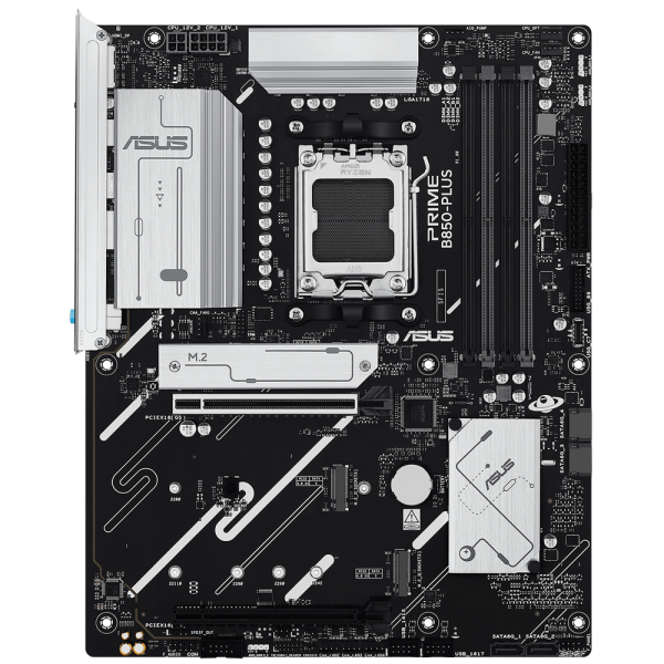 Материнская плата ASUS PRIME B850-PLUS AM5 ATX 4xDDR5 2xPCIEx16 3xM.2 USB-C DP HDMI 2.5GLAN